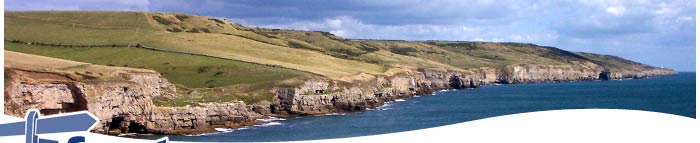 Near Dancing Ledge - Walking Tours, Dorset, England, UK